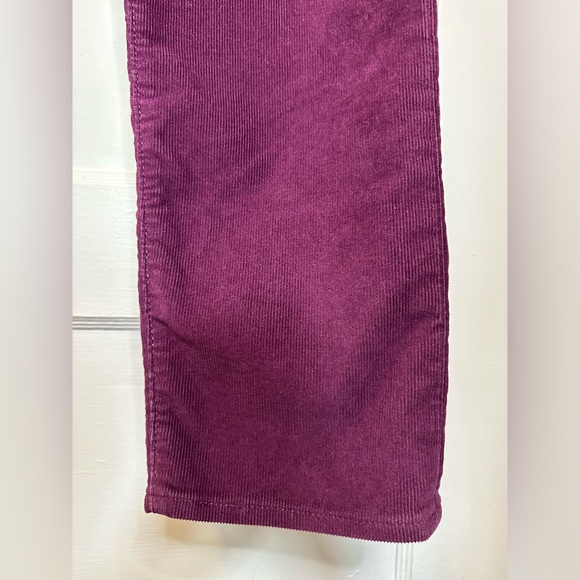 Levi’s Premium Wedgie Fit Straight Corduroy Pants Purple - Picture 8 of 16